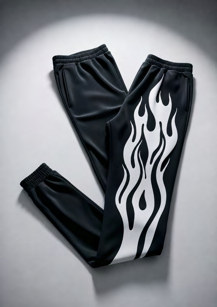 Printed joggers