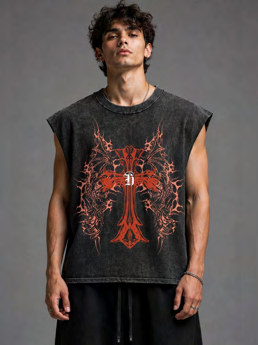 Printed tank top